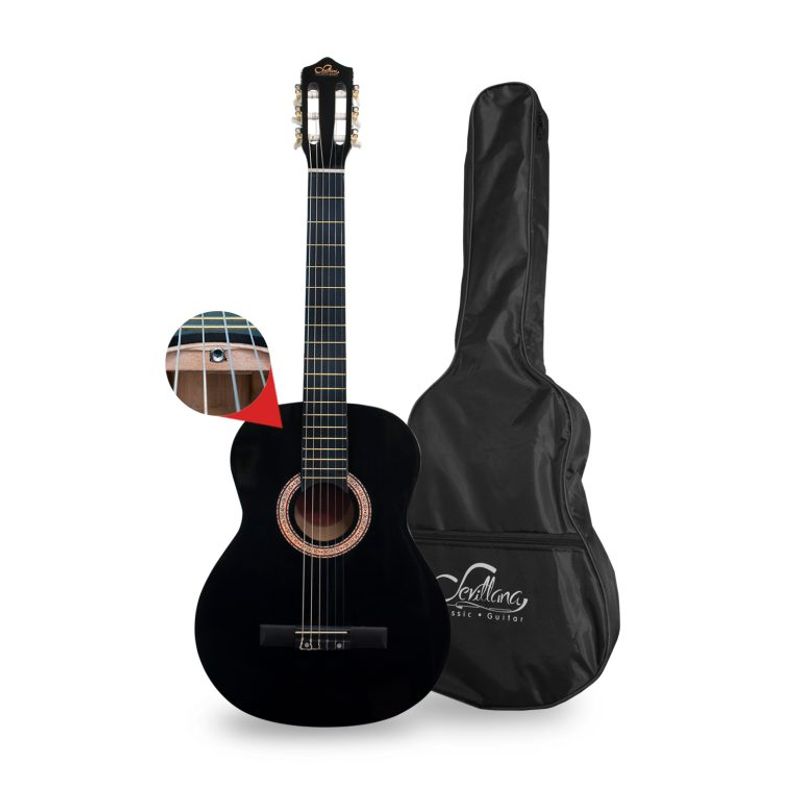 SEVILLANA - Guitarra Clásica 39 pulgadas – Color Black