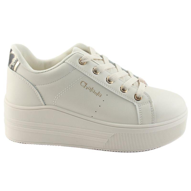 CHALADA - Zapatilla Mujer Beige Urbano Chalada Memphi-2.