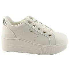 CHALADA - Zapatilla Mujer Beige Urbano Memphi-2.