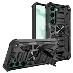 GENERICO - Carcasa para Samsung S24 Antigolpe Reforzada Armor - Negro