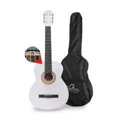SEVILLANA - Guitarra Clásica 39 pulgadas – Color Blanco