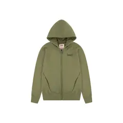 LEVIS - Poleron Niño Zipper Hoodie Logo Bordado Verde