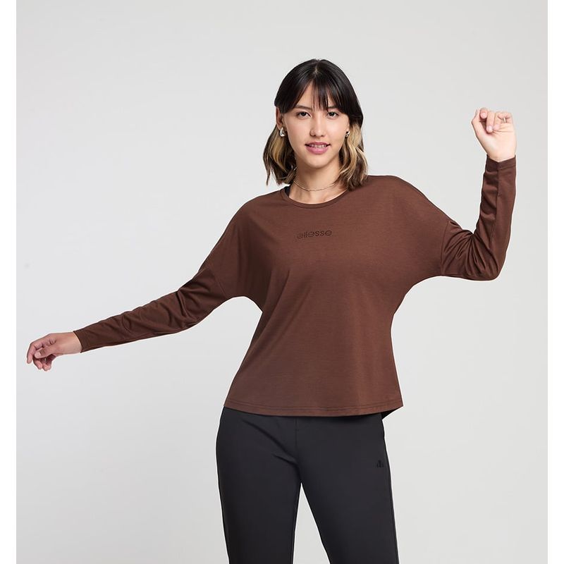 ELLESSE - POLERA MUJER ELLESSE LEO CAFÉ