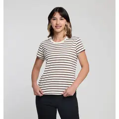ELLESSE - POLERA MUJER LULU CREMA/CAFÉ