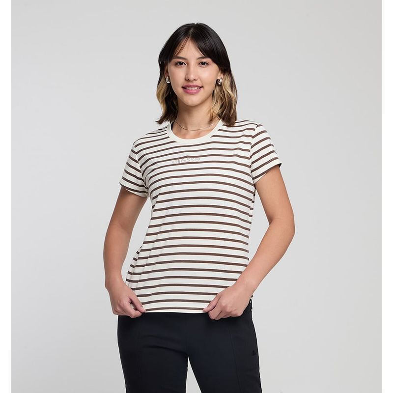 ELLESSE - POLERA MUJER ELLESSE LULU CREMA/CAFÉ