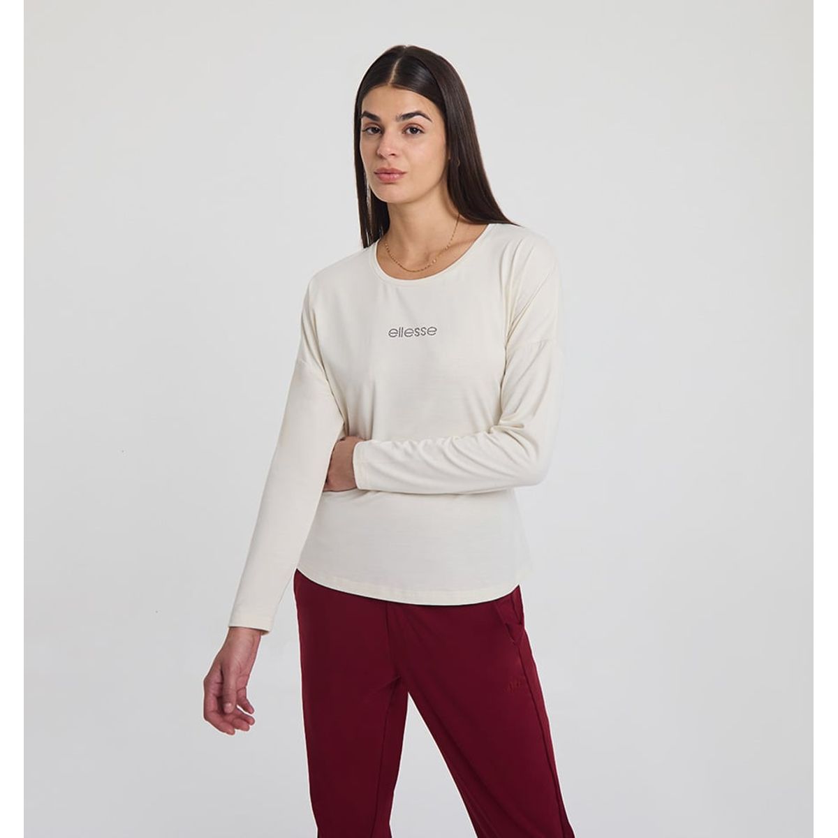 ELLESSE - POLERA MUJER ELLESSE LEO CREMA