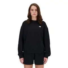 NEW BALANCE - Polerón Lifestyle Mujer Sport Essentials Negro