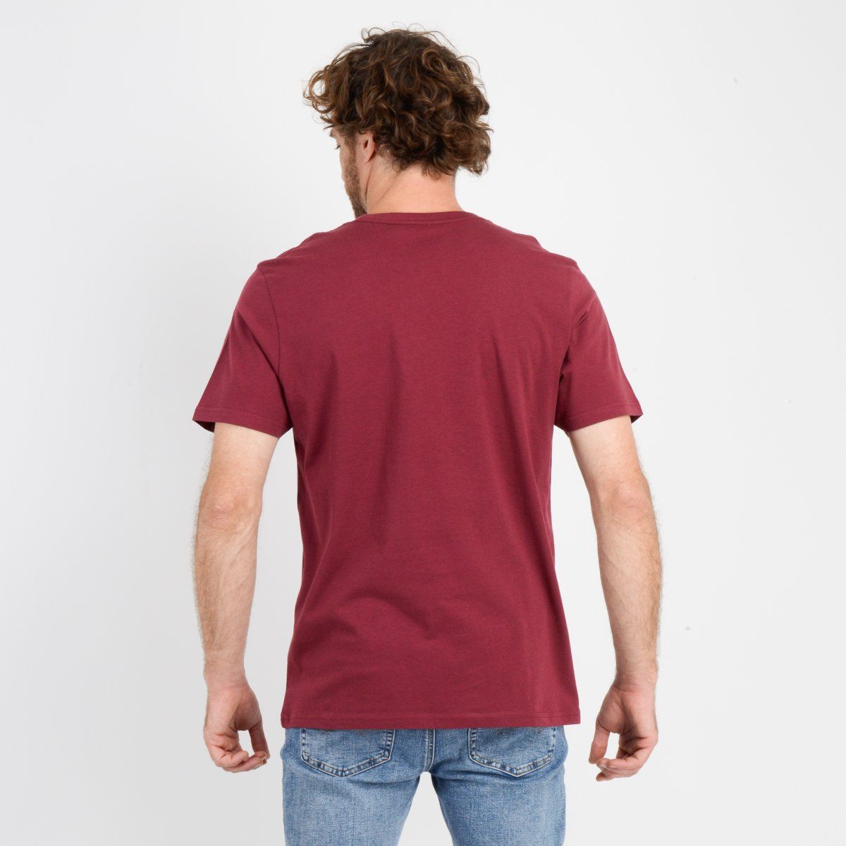 O'NEILL - POLERA MANGA CORTA CALI ROJO OSCURO