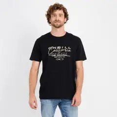O'NEILL - POLERA MANGA CORTA CALI NEGRO