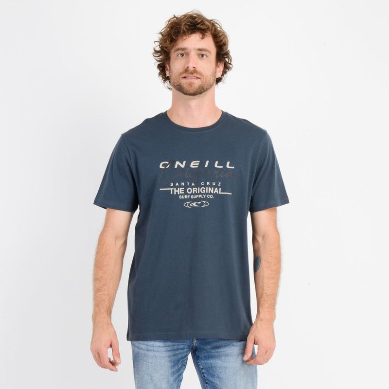 O'NEILL - POLERA MANGA CORTA CALI VERDE OSCURO