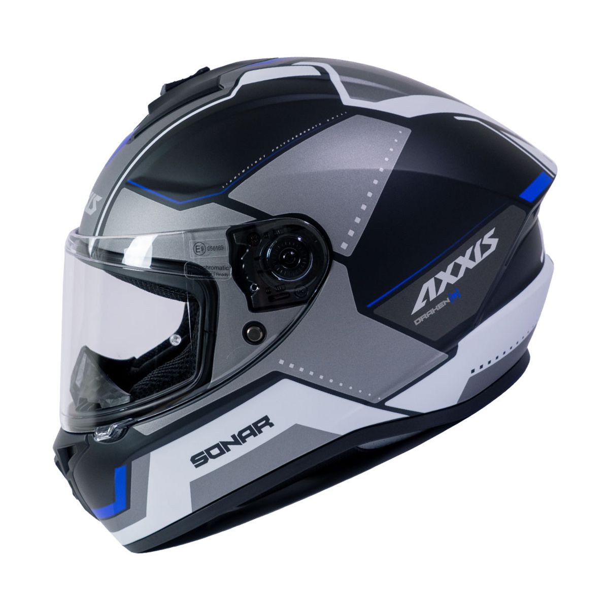 AXXIS - Casco Axxis FF112C Draken S Sonar B17 Azul Mate