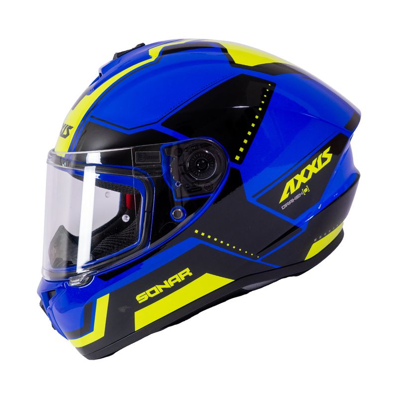 AXXIS - Casco Axxis FF112C Draken S Sonar E7 Azul Brillo