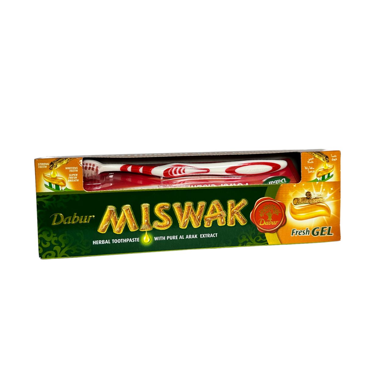 DABUR AMLA - Dabur Miswak Pasta Dental Fresh Gel 150 gr + Cepillo