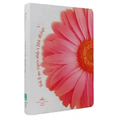 SOCIEDADES BIBLICAS UNIDAS - Biblia Reina Valera 1960 letra grande 12 puntos tapa semiflexible flor grande