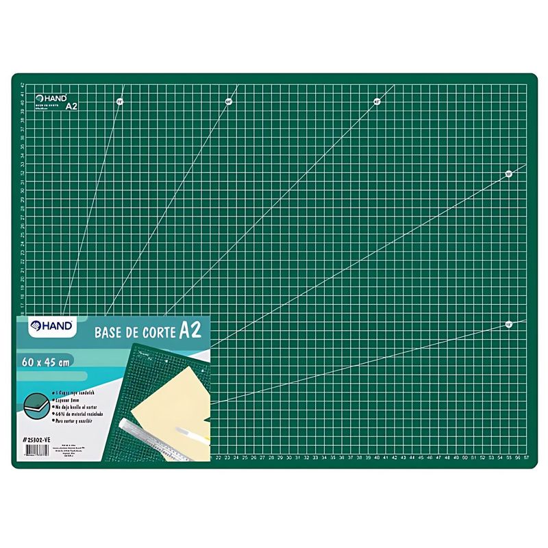 HAND - Base De Corte A2 60x45cm 3mm Verde - SC