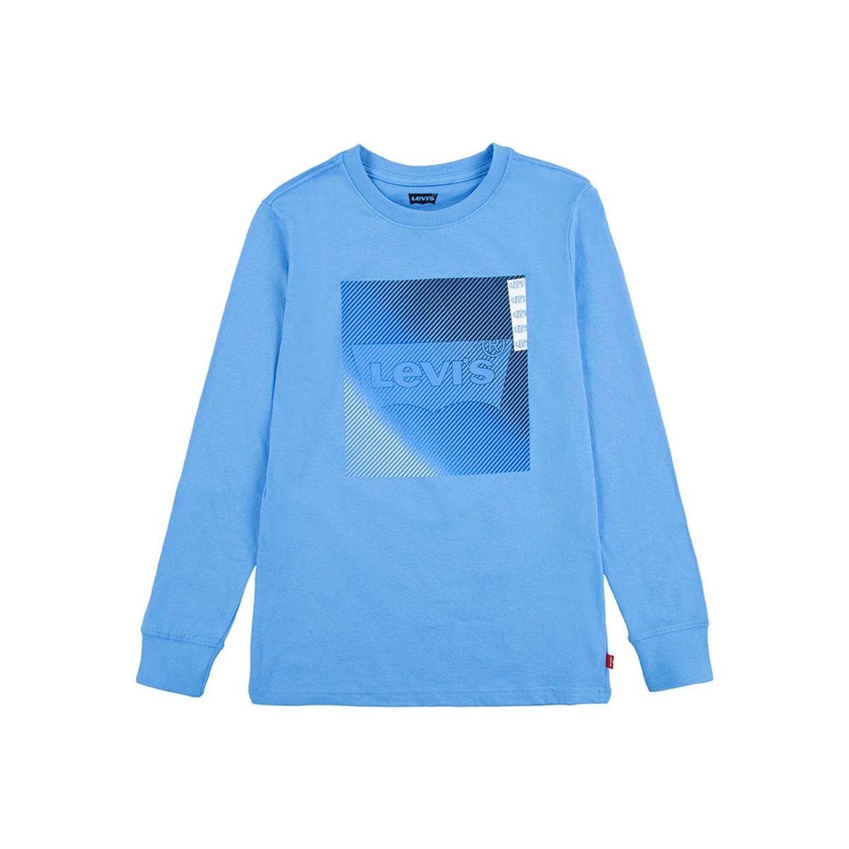 LEVIS - Polera Niño Manga Larga Celeste Levis