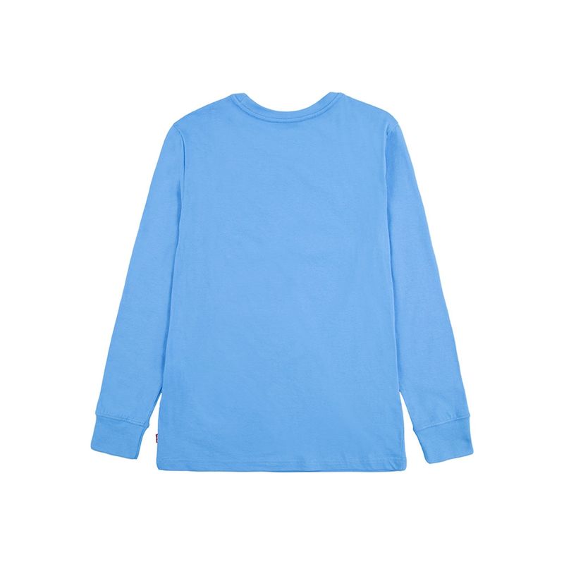 LEVIS - Polera Niño Manga Larga Celeste Levis