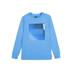 LEVIS - Polera Niño Manga Larga Celeste