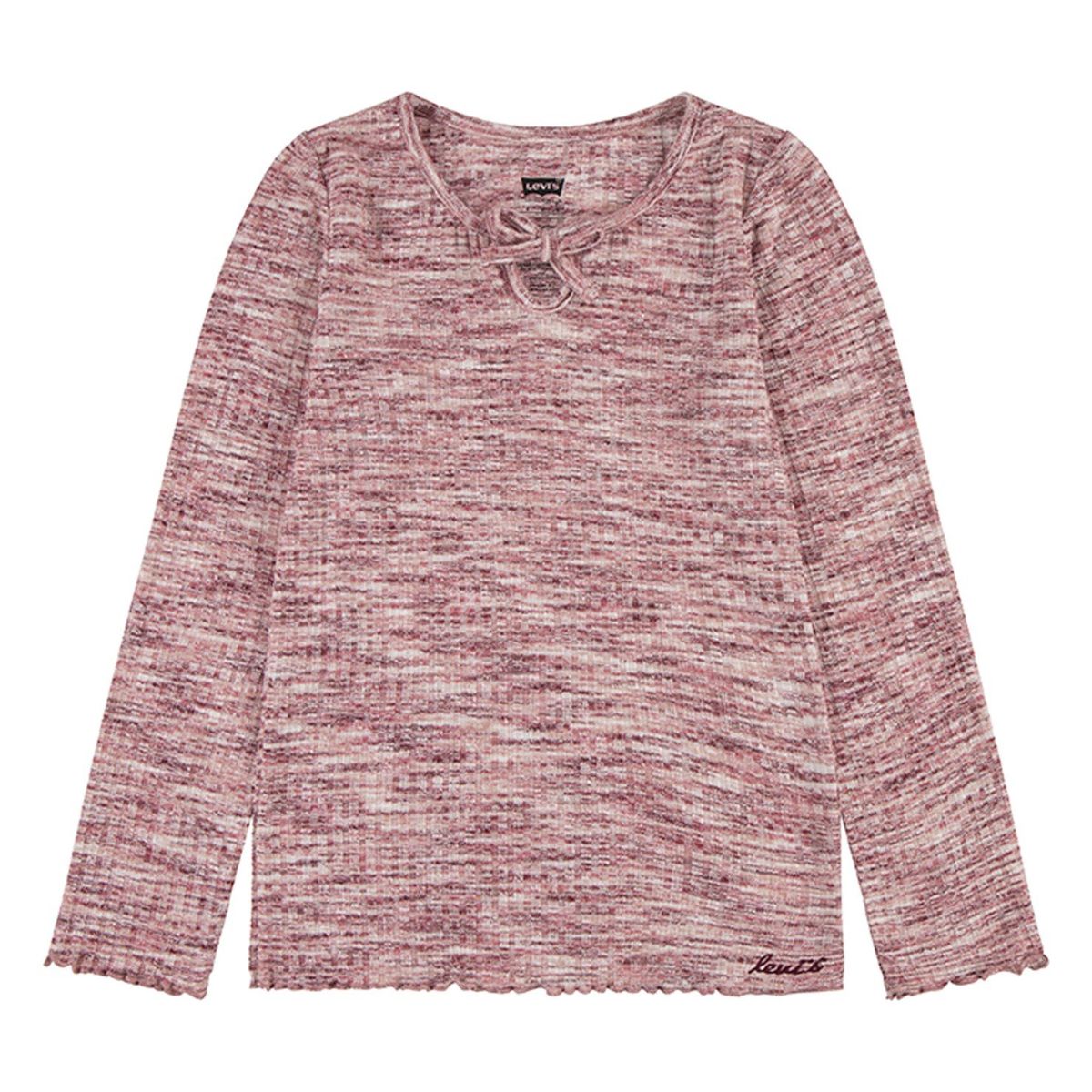 LEVIS - Polera Niña Manga Larga Rosado Levis