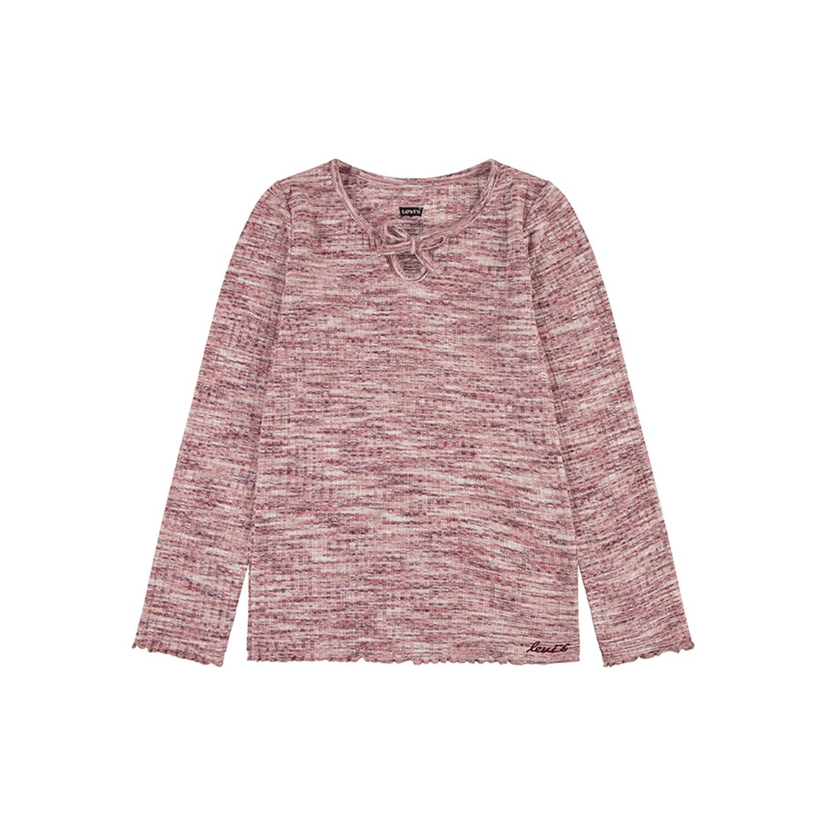 LEVIS - Polera Niña Manga Larga Rosado Levis