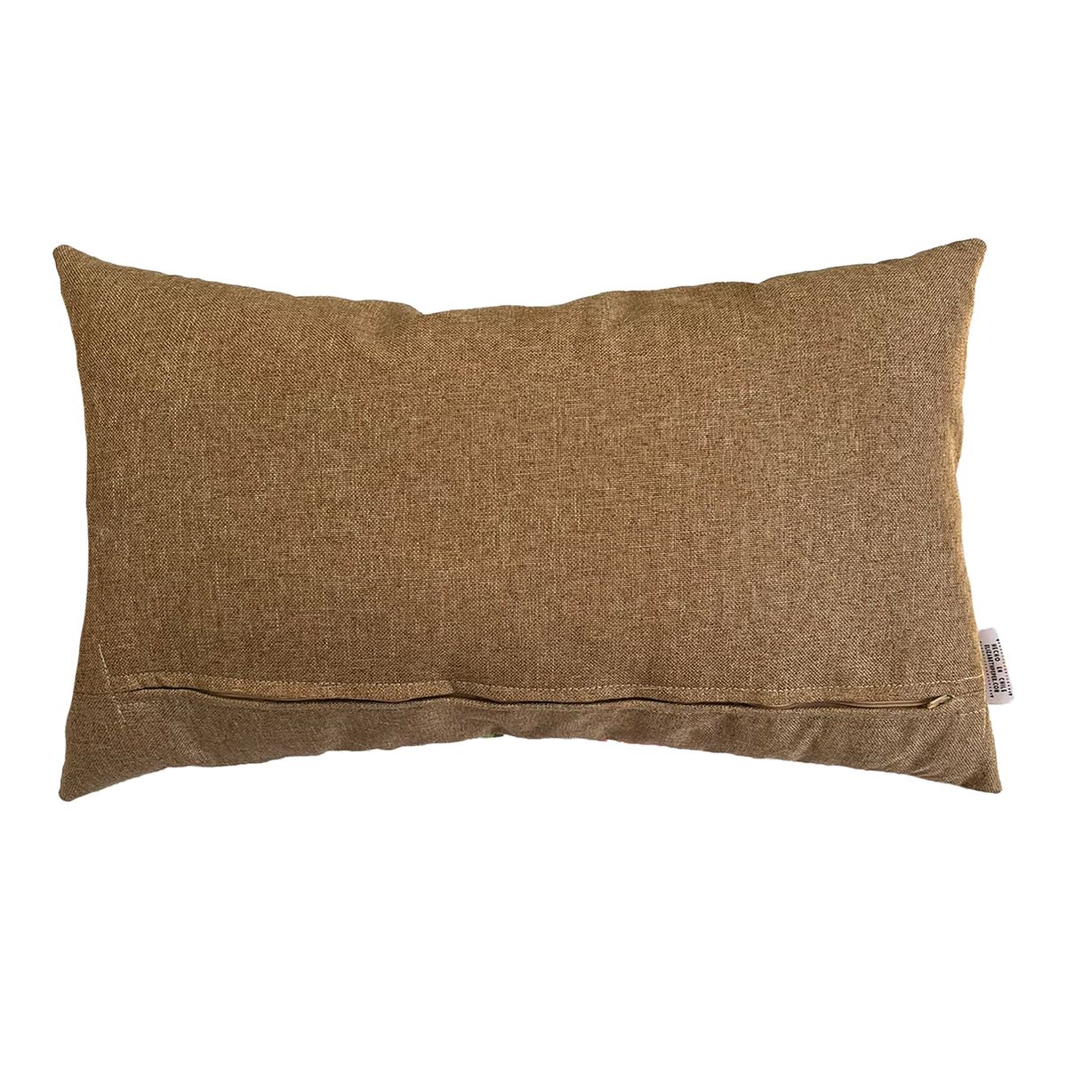 ELIZABETH PEPER - Funda Cojín Decorativo Diseño Hibisco Rosa Verde 60x40