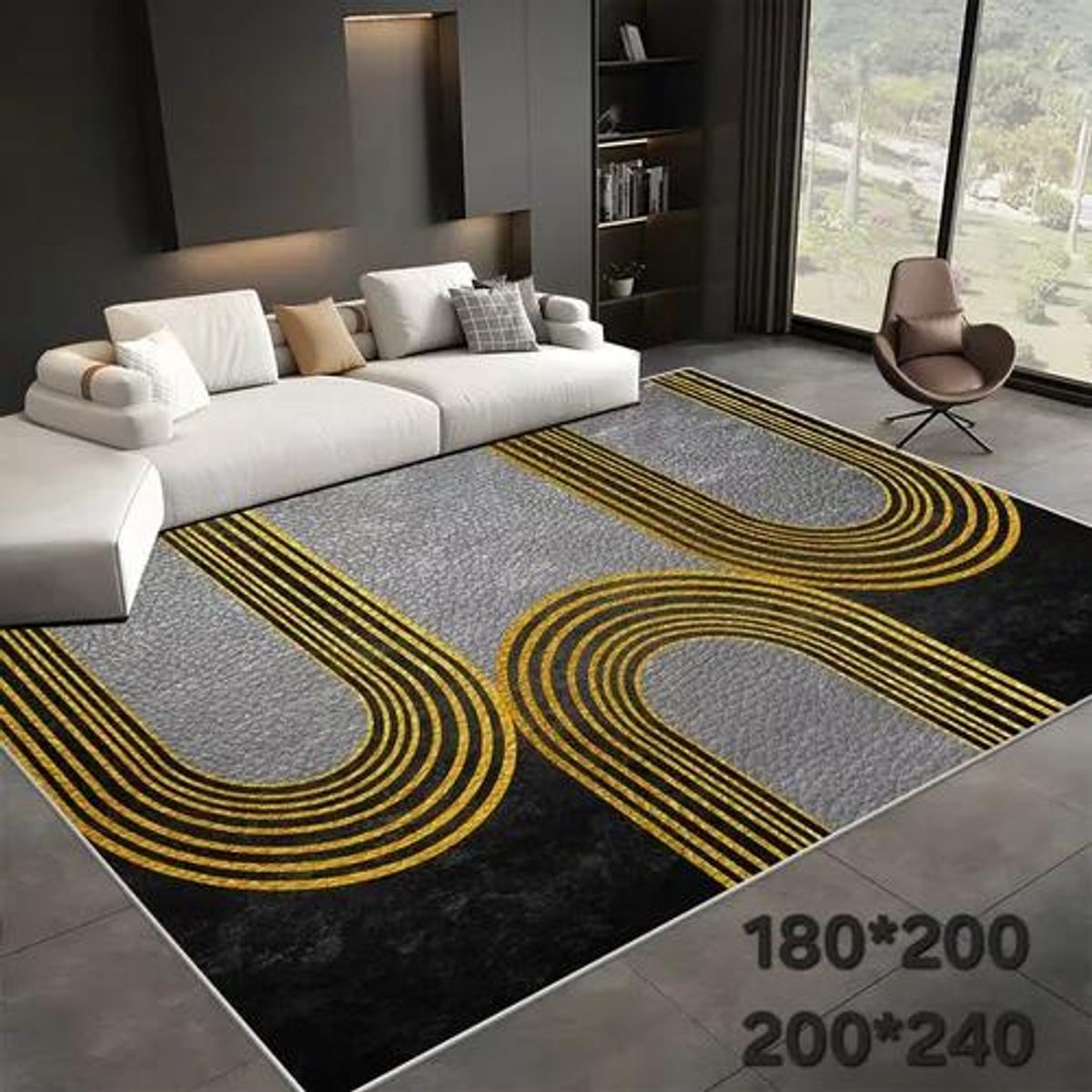 GENERICO - Alfombra Living con Diseños 180x200 cm Diseño 8