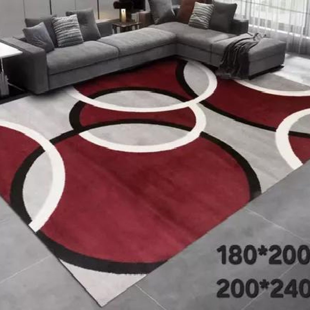 GENERICO - Alfombra Living con Diseños 180x200 cm Diseño 6