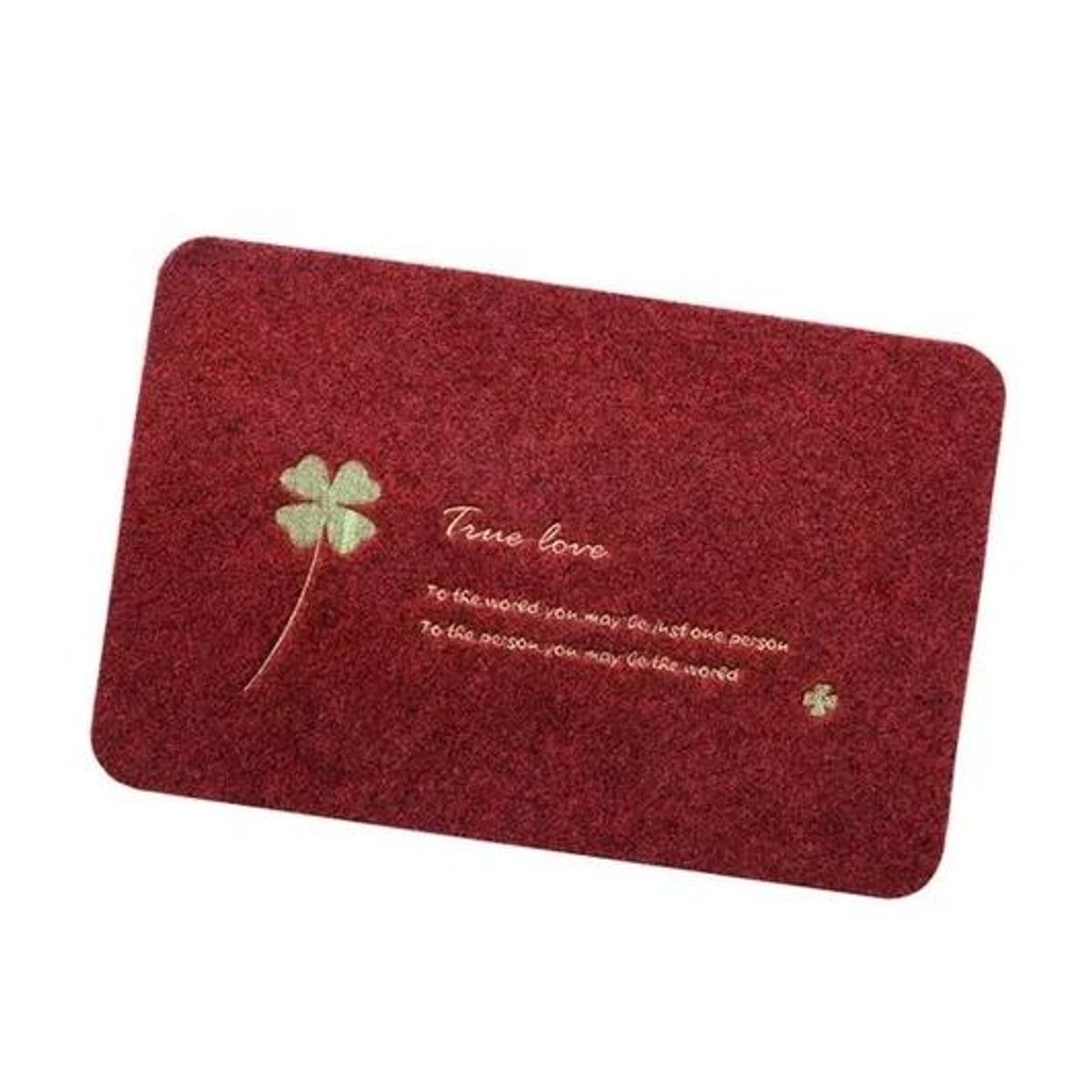 GENERICO - Alfombra Limpiapiés 40x60 cm Roja