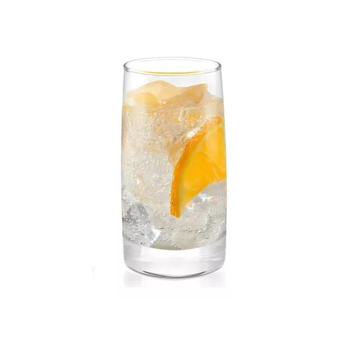 GENERICO - Set 6 Vasos Altos 388cc Toledo Vidrio Cristar Transparente