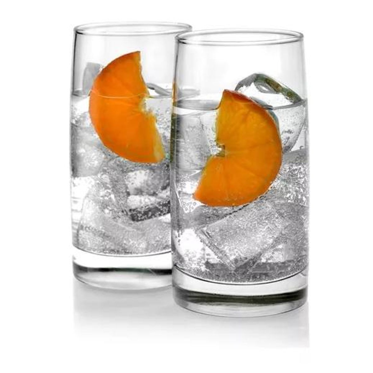 GENERICO - Set 6 Vasos Altos 388cc Toledo Vidrio Cristar Transparente