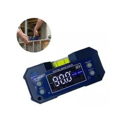 GENERICO - Inclinometro Nivel Digital Pendiente Imantado Carga Usb C