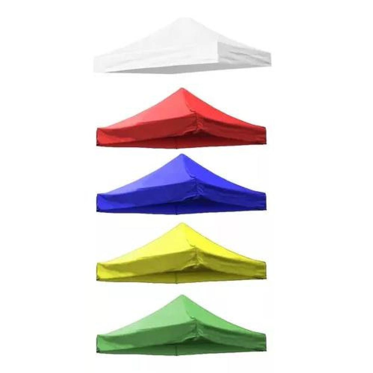 GENERICO - Lona de repuesto para toldo 3x3 m engomada impermeable.