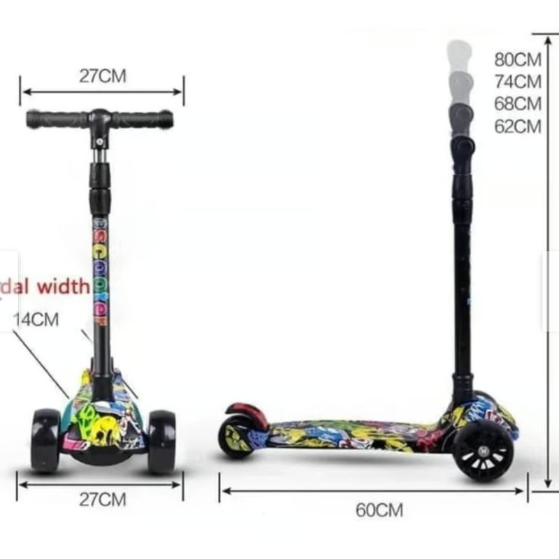 GENERICO - Monopatin Scooter para niñoas