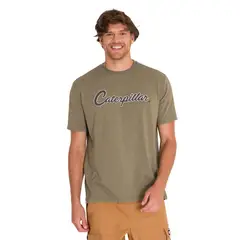CAT - Polera Historic Traditions 8 Hombre Verde