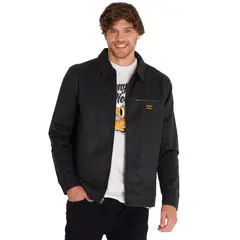 CAT - Chaqueta Casual Waxed Chore Hombre Negra