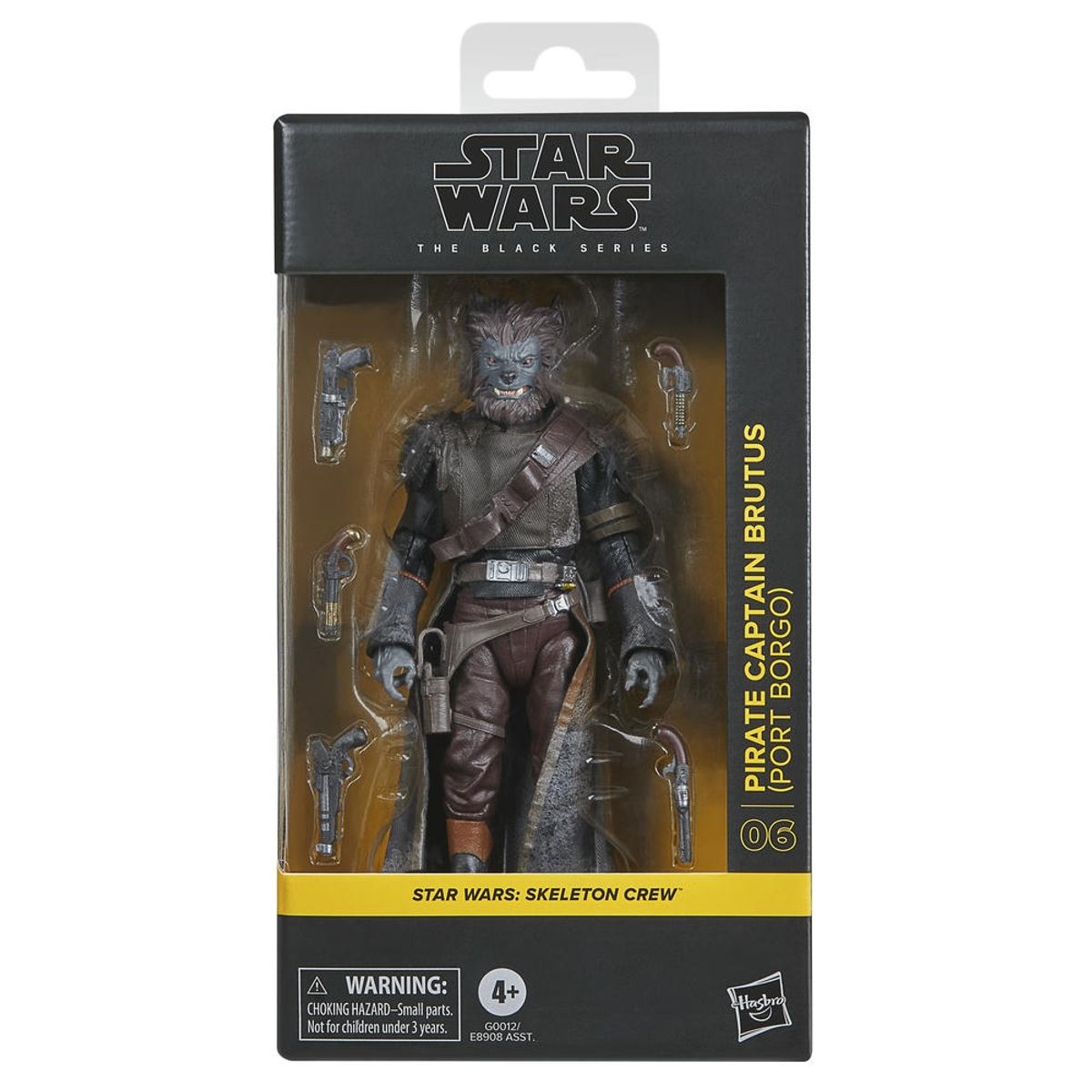 STAR WARS - Figura de Acción Star Wars The Black Series Skeleton Crew Pirate Captain Brutus Port Borgo