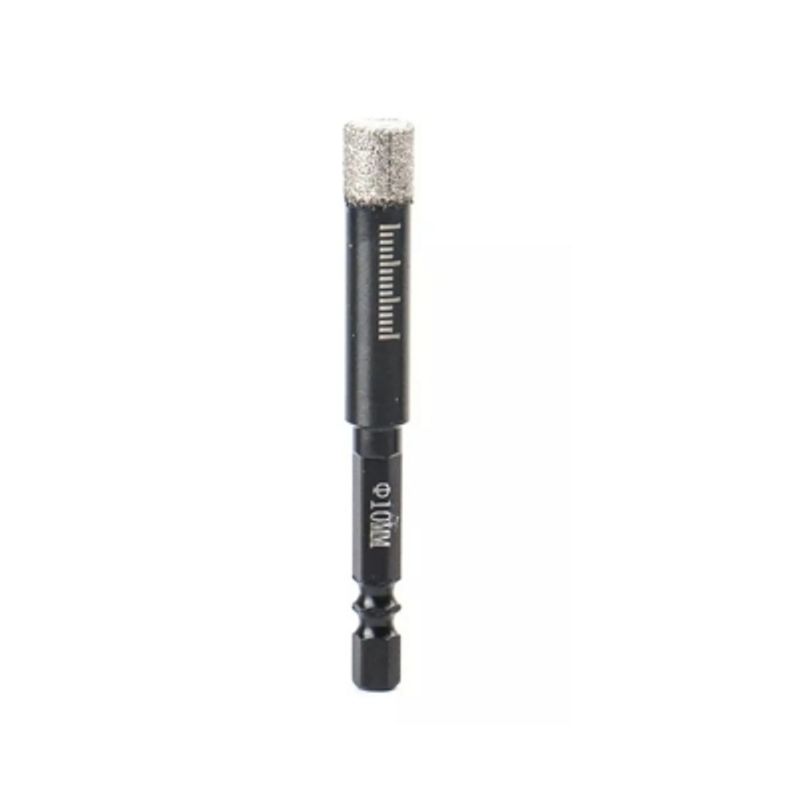 GENERICO - Broca Punta De Diamante Perforación De Cerámica Vidrio 10mm