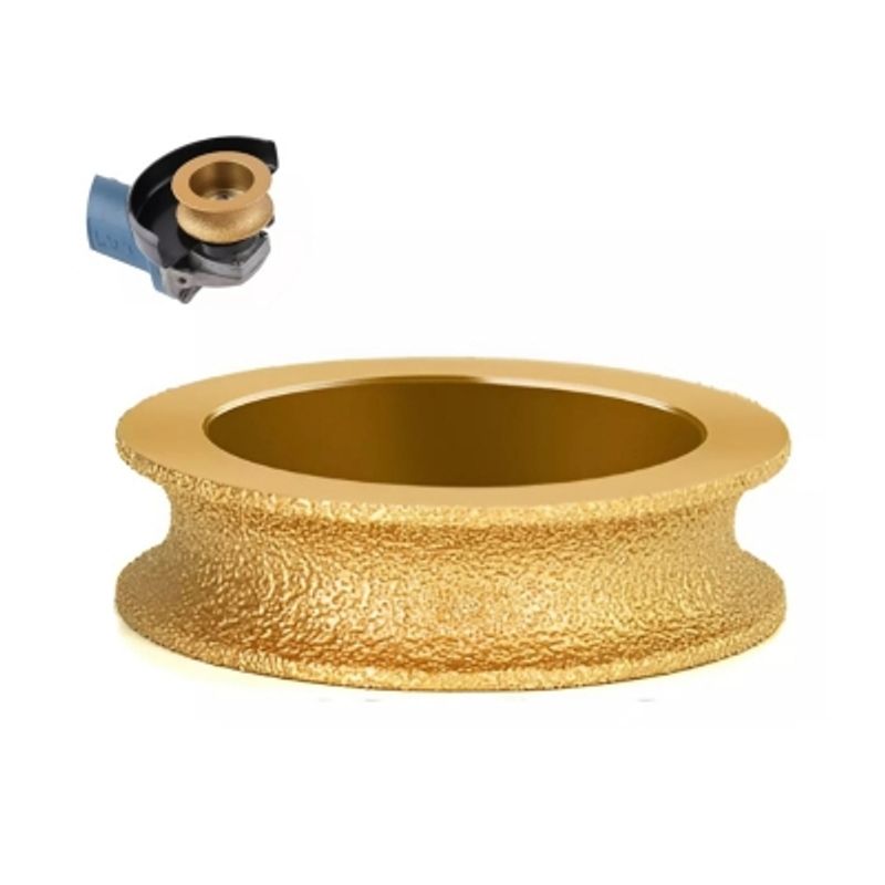 GENERICO - Disco Diamantado Borde Circular Esmeril Granito Marmol