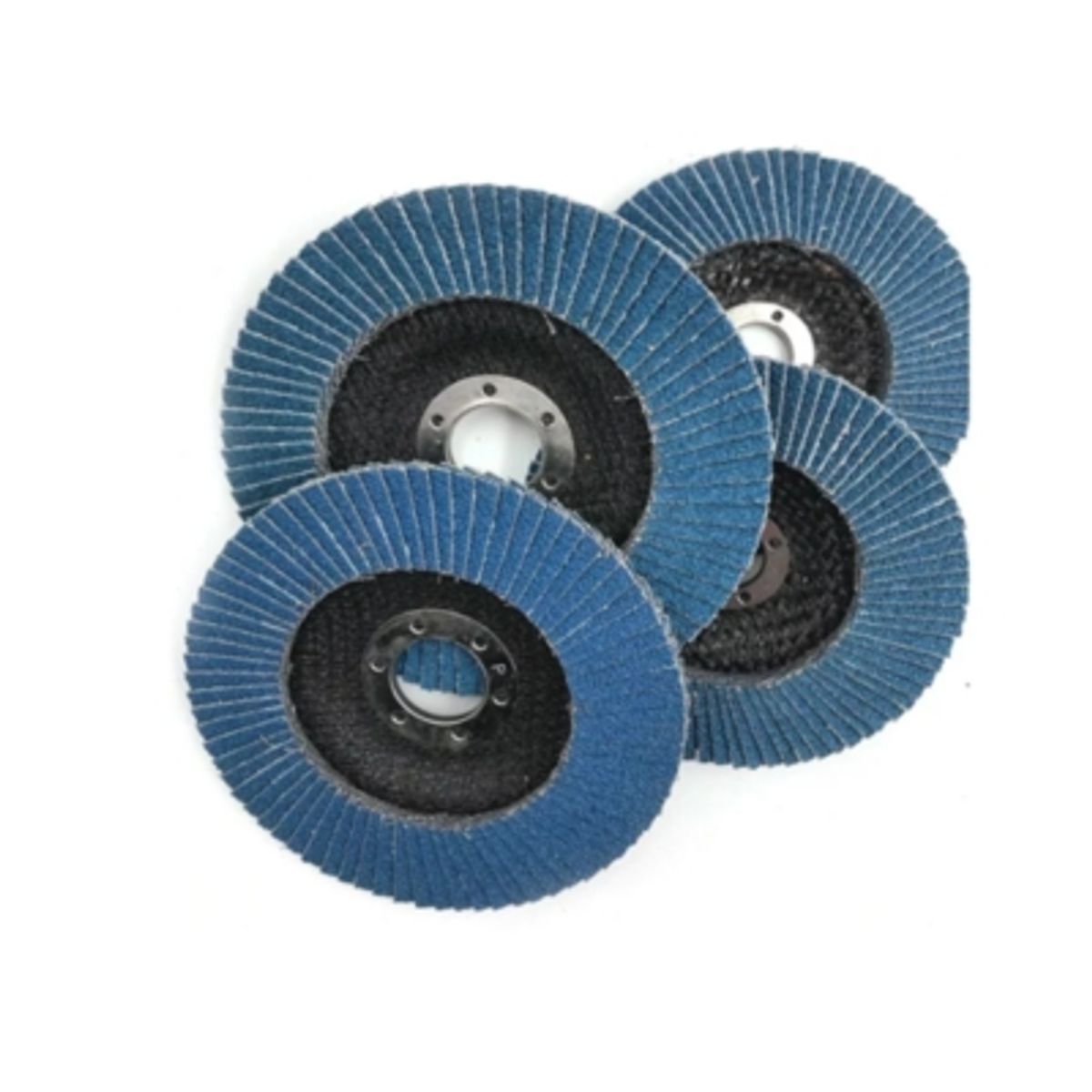 GENERICO - Set 5 Discos Flap 4 1/2 Grano 120 Lija Metal 115 Mm