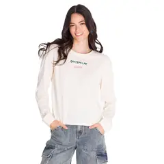 CAT - Polera Casual Floral Graphic Tee 6 Mujer Blanco