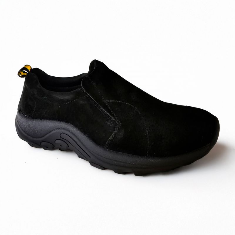 AGTA - Zapatos De Hombre De Cuero Gamuzado Casual Color Negro 1071