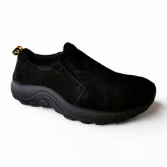 AGTA - Zapatos De Hombre De Cuero Gamuzado Casual Color Negro 1071