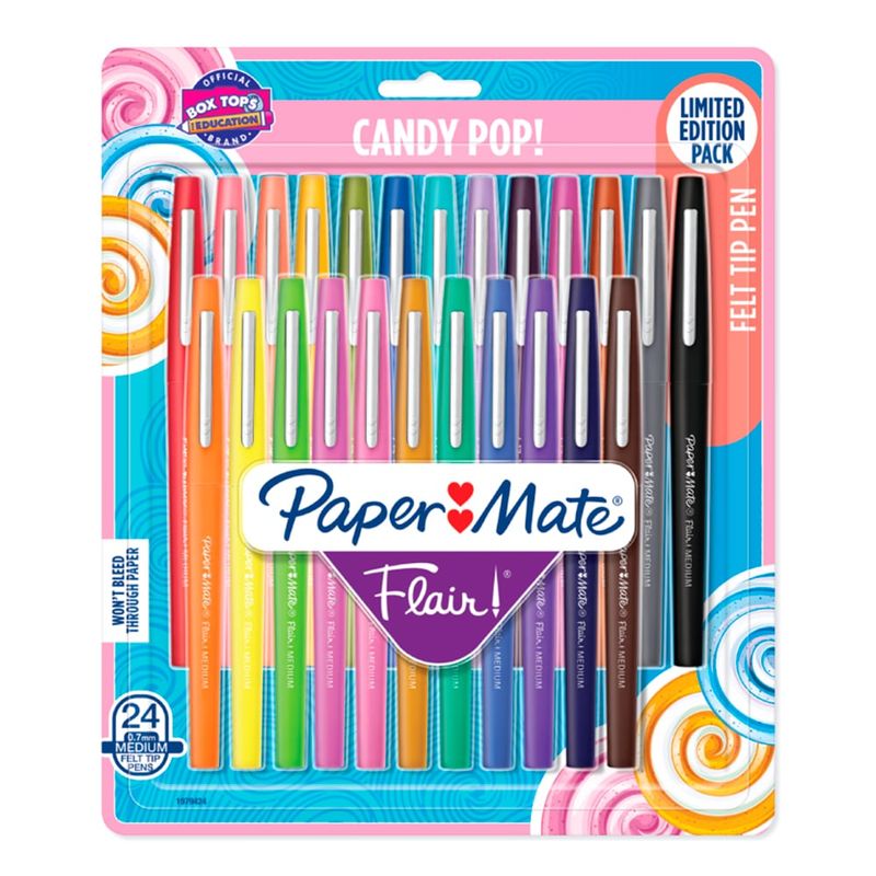 PAPER MATE - Paper mate flair candy pop 24 colores