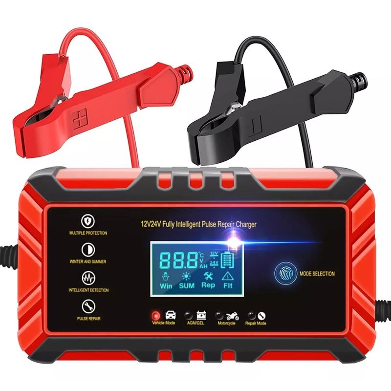 GENERICO - Cargador De Batería Inteligente Y Rápido 12v 8a 24v