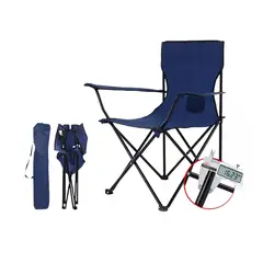 GENERICO - Silla Plegable Camping Playa Picnic Con Porta Vasos