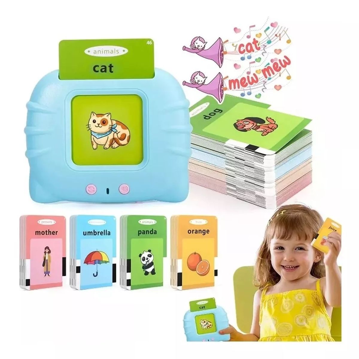 GENERICO - Lector De 224 Palabras Español Ingles Juego Educativo