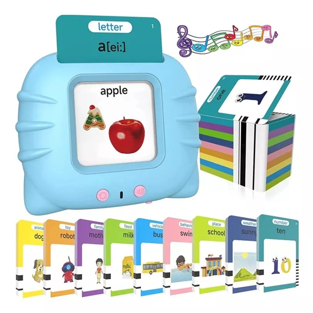 GENERICO - Lector De 224 Palabras Español Ingles Juego Educativo