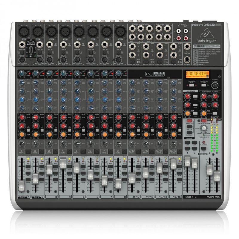BEHRINGER - Mezclador Analógico Behringer Xenyx QX2222USB