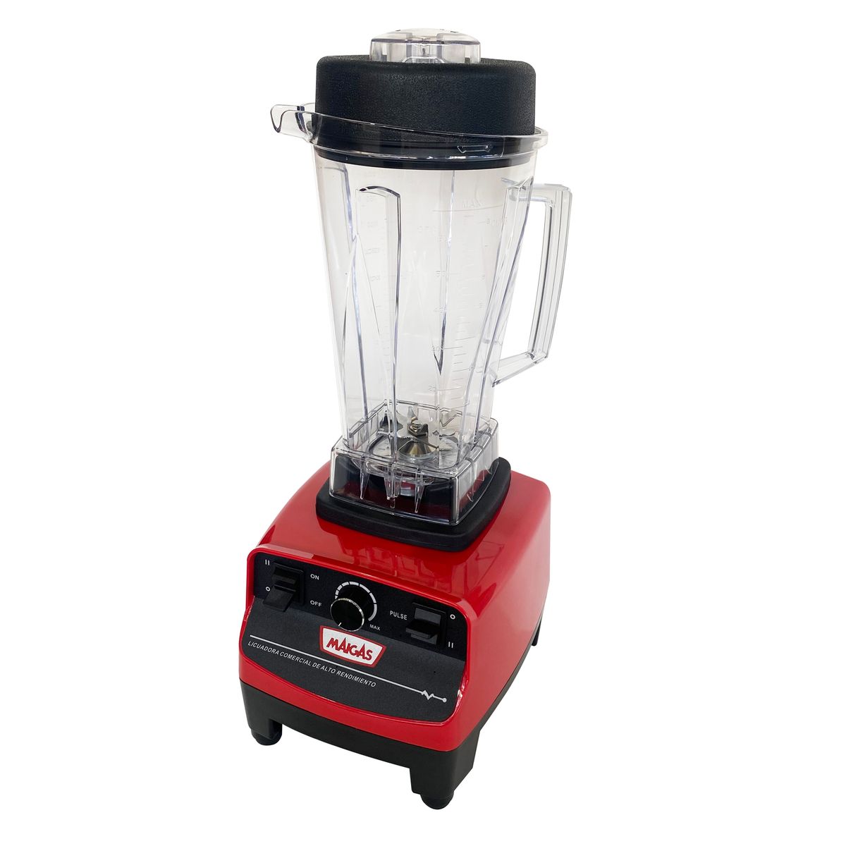 MAIGAS - Licuadora Industrial 2 LT 13 Velocidades Roja Twister TSTM767R