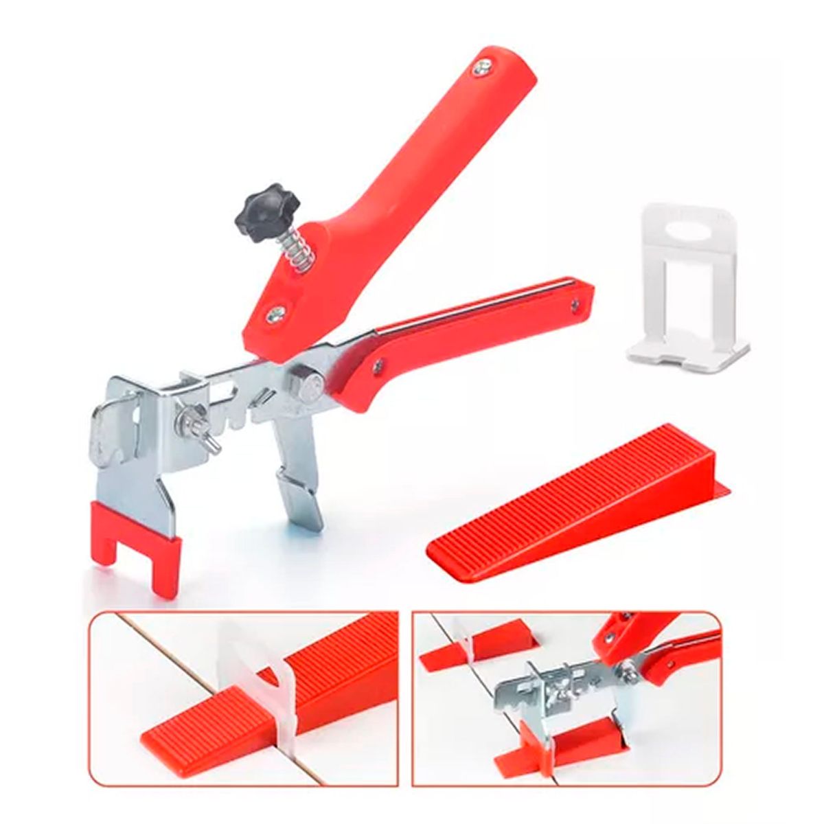 OFERTABKN - Kit Niveladores De Cerámico Piso 100 Cuñas + Clips + Alicate